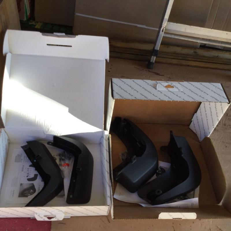 Front and rear mud flaps for A1 Audi