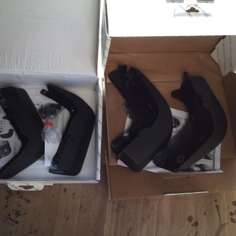 Front and rear mud flaps for A1 Audi