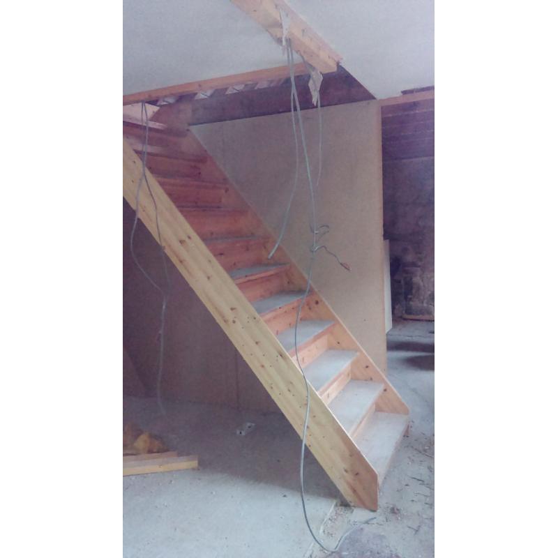 Solid Pine Staircase - ready built