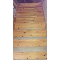 Solid Pine Staircase - ready built
