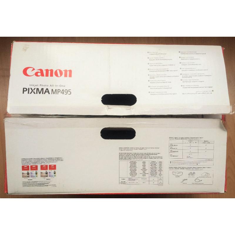 New in box Canon Pixma MP495 All-In-One Wi-Fi Colour Photo Printer (Print, Copy and Scan)