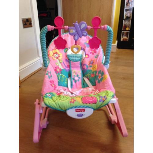 Infant to toddler rocker seat