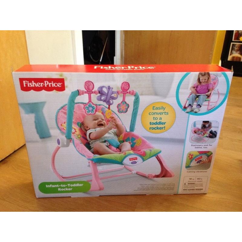 Infant to toddler rocker seat