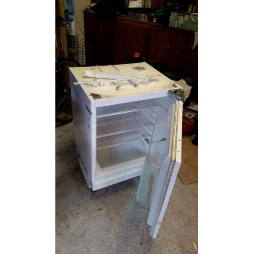 integrated fridge, under work surface
