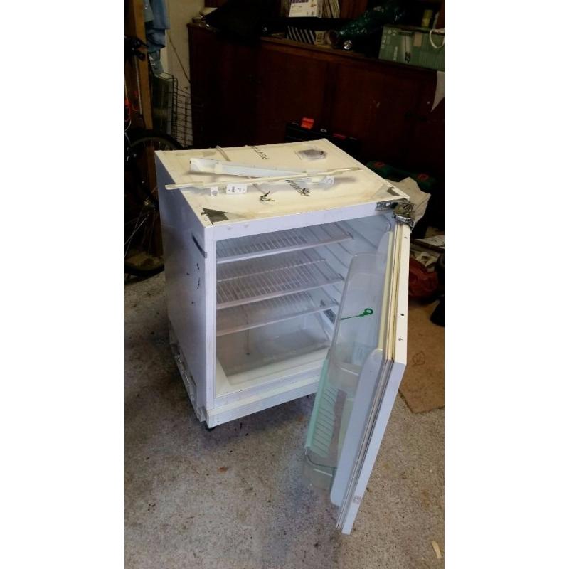 integrated fridge, under work surface