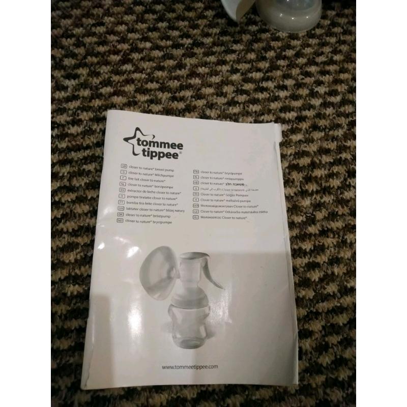 Tommee Tippee Closer To Nature Manual Breast Pump