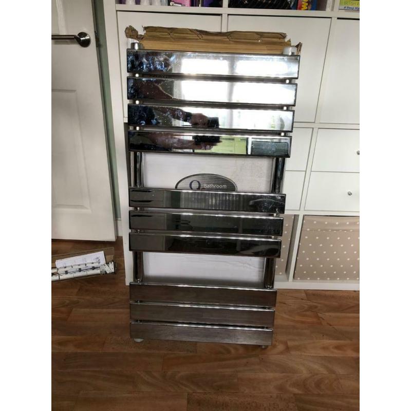 Gemini Towel Rail 1000x500 Chrome