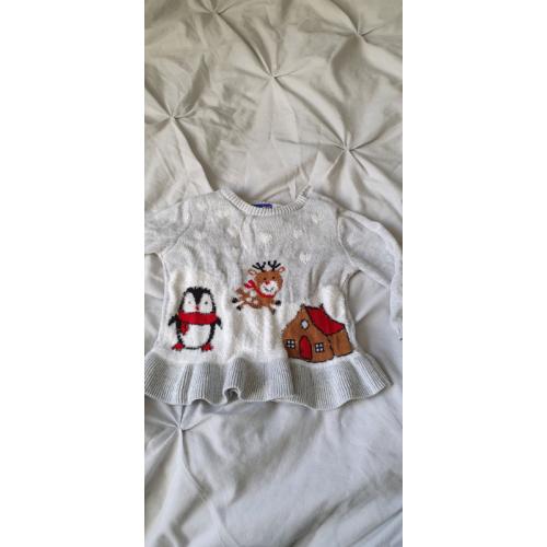 Baby girl Christmas jumper
