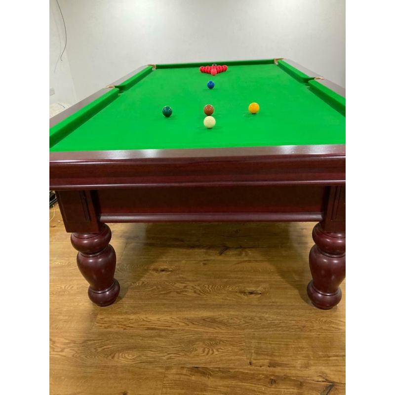 3/4 size slate bed snooker table