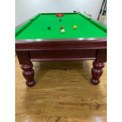 3/4 size slate bed snooker table
