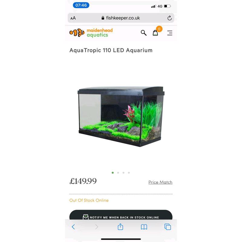 Aqua topic 110 led aquarium