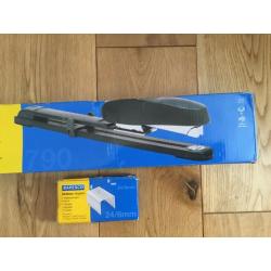 Long arm stapler