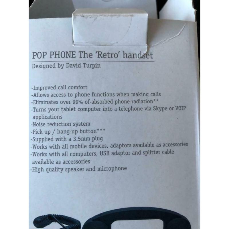 Brit pop phone handset