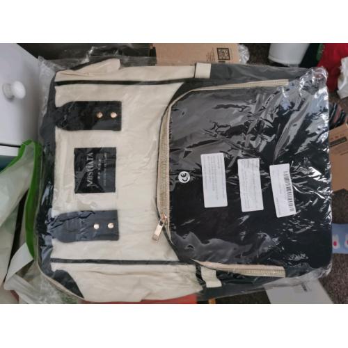 Brand new 2 Piece Baby Diaper Changing Bag set with pram hooks