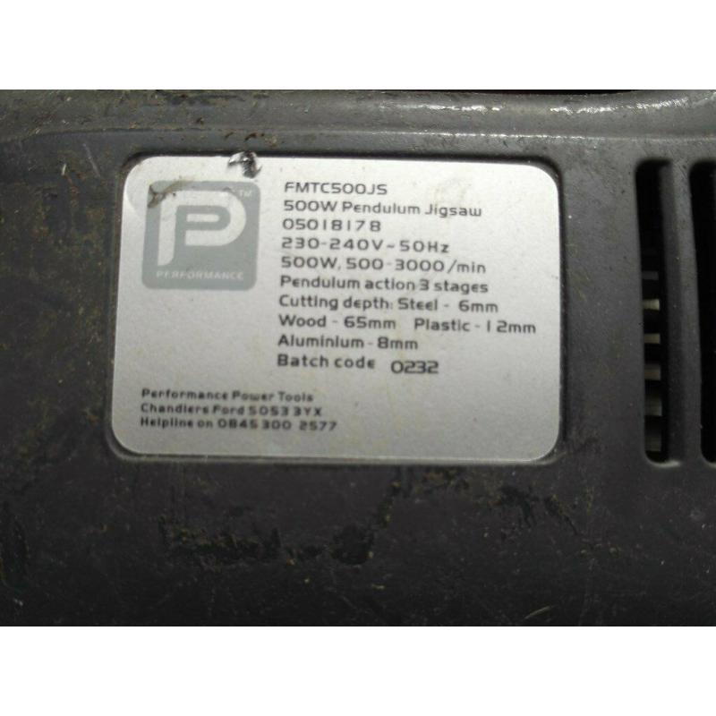 Performance pendulum Jigsaw variable speed. 500w. ?12.00. Lincoln area