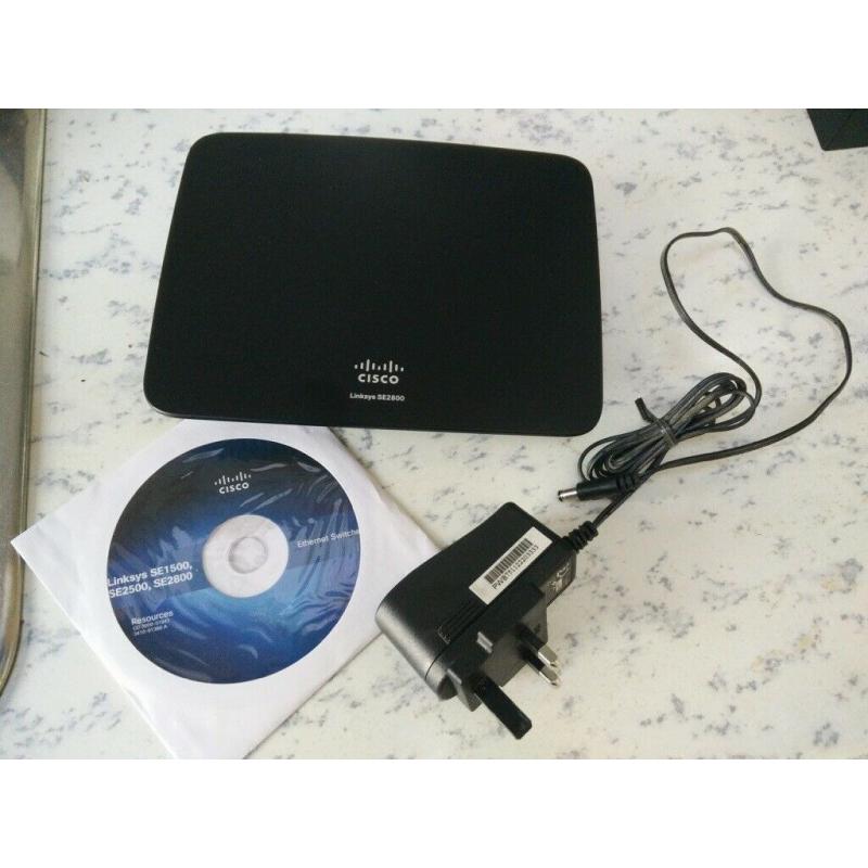 Cisco Linksys SE2800 8 port ethernet switch
