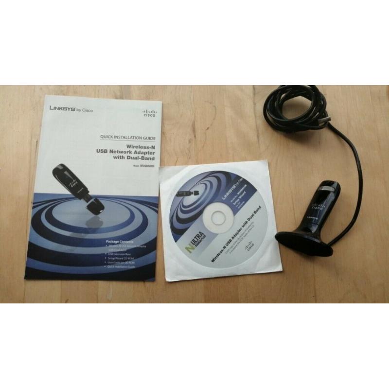 Cisco-Linksys WUSB600N Dual-Band Wireless-N USB Network Adapter