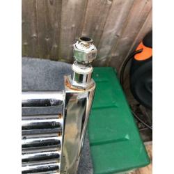 Chrome Towel radiator - used condition