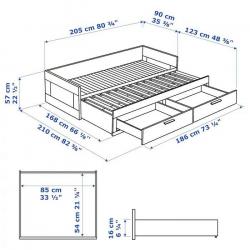 IKEA brimnes day bed