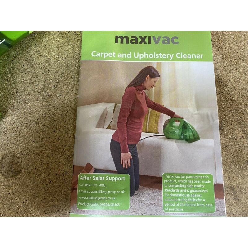 Upholstery Cleaner / Carpet Washer & Handheld Portable Vacuum