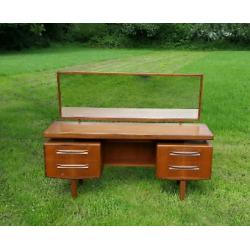 G Plan dressing table / sideboard with mirror teak