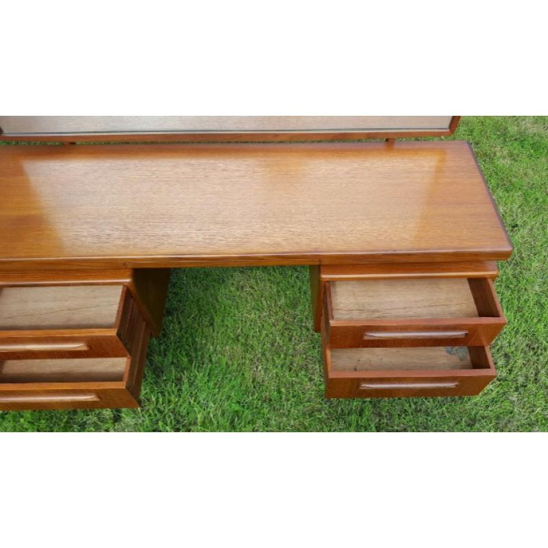 G Plan dressing table / sideboard with mirror teak