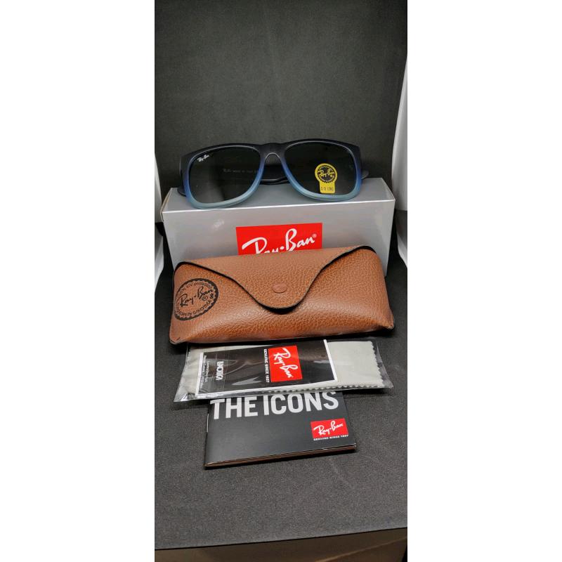 Ray-ban justin sunglasses blue