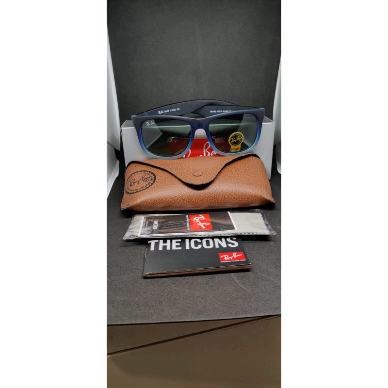 Ray-ban justin sunglasses blue