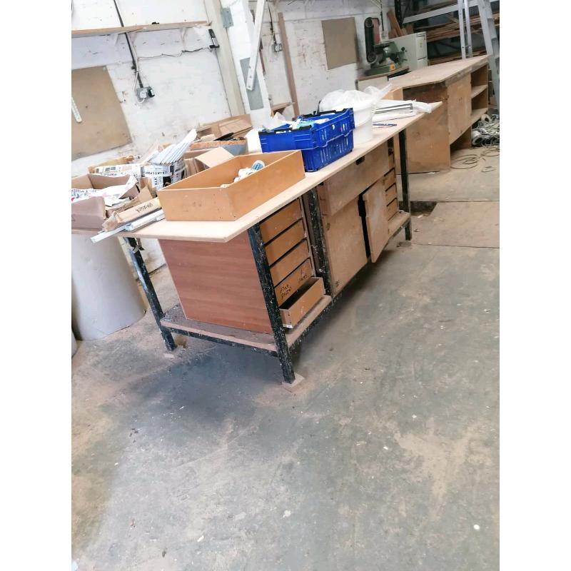 Metal workbench