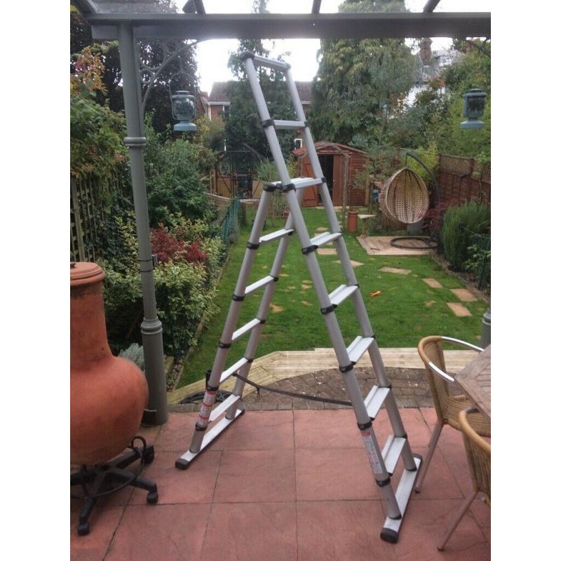 Adjustable A frame ladder, TELESTEPS