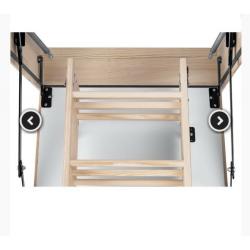oman komfort folding loft ladder & hatch 70x120