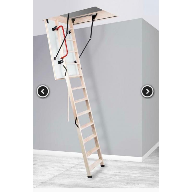 oman komfort folding loft ladder & hatch 70x120