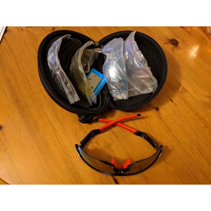 Sunglasses with interchangeable lenses