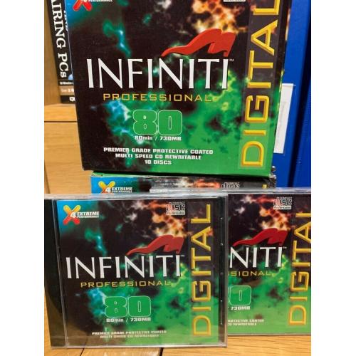 22 Infiniti 80 minute CDRW's