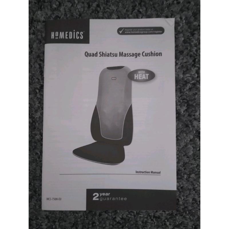 Homedics Shiatsu massage cushion with heat
