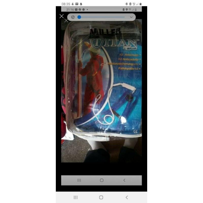 Never been open or use. 2 Titan fall arrest kit