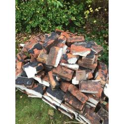 Hardcore/over 200 imperial bricks not cleaned for free