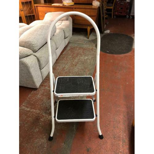 Small metal step ladder