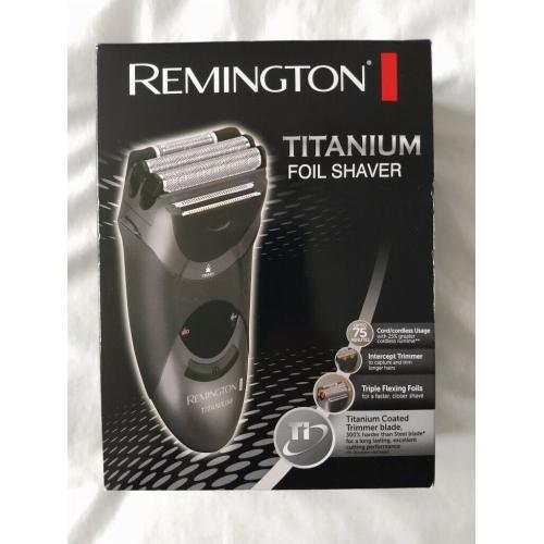 Brand New & Sealed Remington Titanium Triple Foil Electric Shaver MS5120