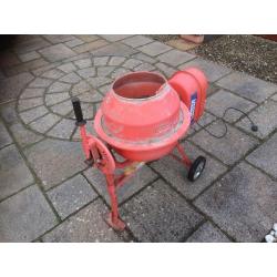 SOLD - Small Electric 50 Litre Cement Mixer ? Capacity 30 litres, 960rpm - ?55