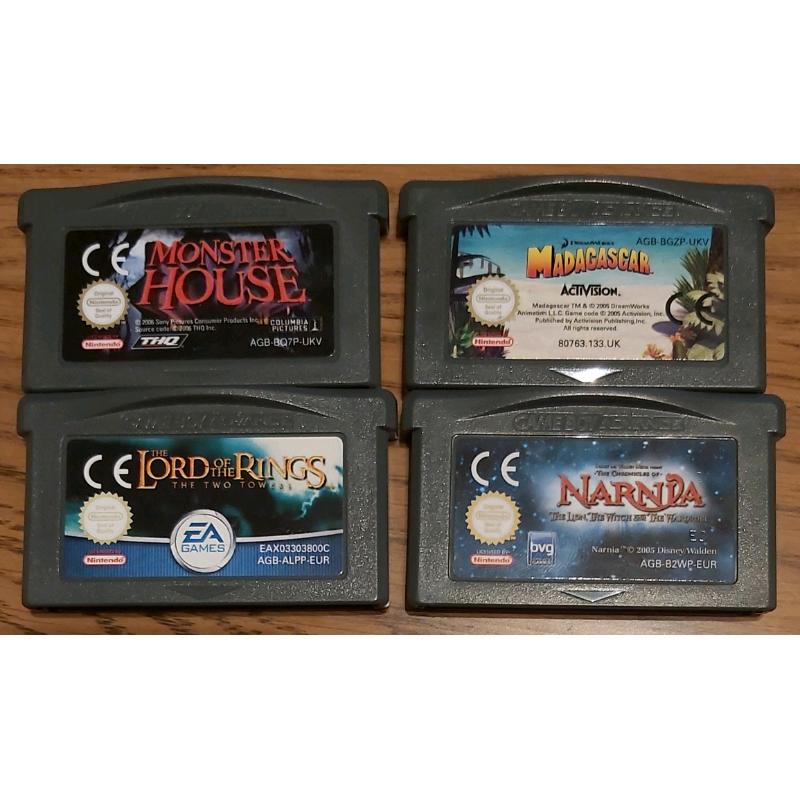 Kids GameBoy Advance games bundle