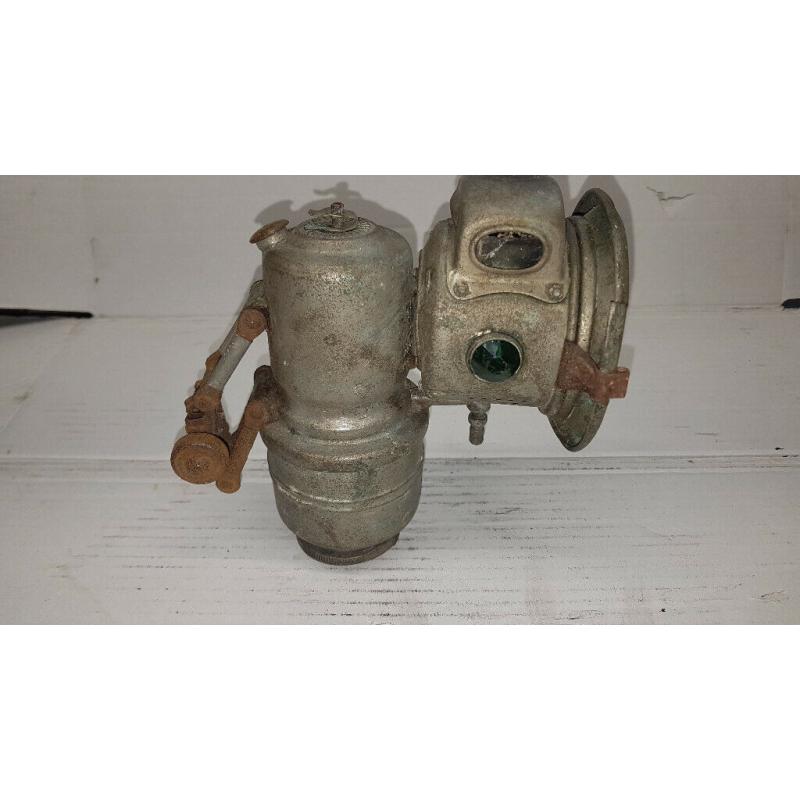 Vintage P & H 'New Revenge' Bicycle Petroleum Carbide Oil Lamp Birmingham.