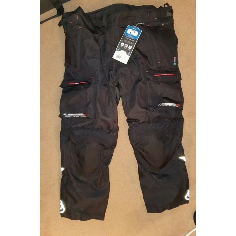 OXFORD CONTINENTAL 2.0 AND RST BLADE 2 TEXTILE BIKE TROUSERS