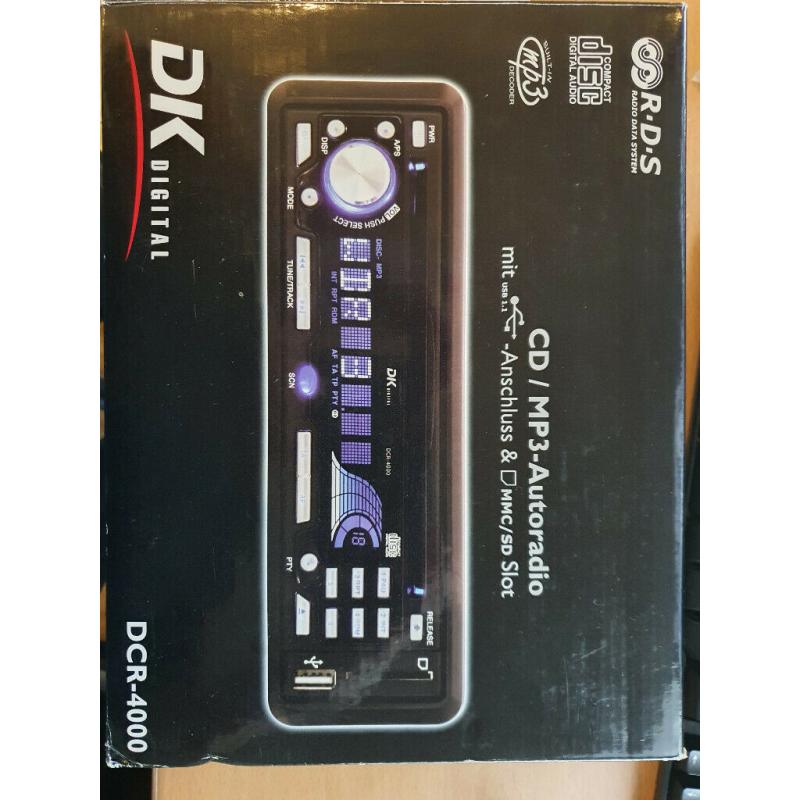 DK Digital DCR-4000 Car Radio/MP3/CD/USB/SD/MMC Player - ?40