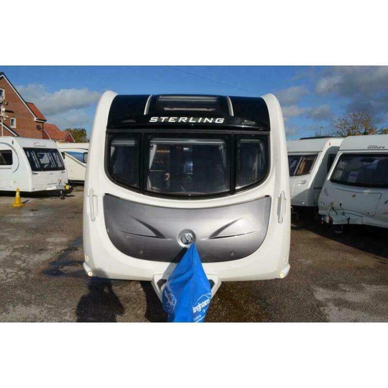 2013 Sterling Elite Explorer-4 Berth-Transverse Island Bed-Touring Caravan SOLD