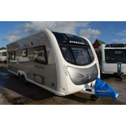 2013 Sterling Elite Explorer-4 Berth-Transverse Island Bed-Touring Caravan SOLD