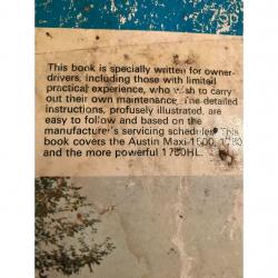 Austin Maxi workshop manual