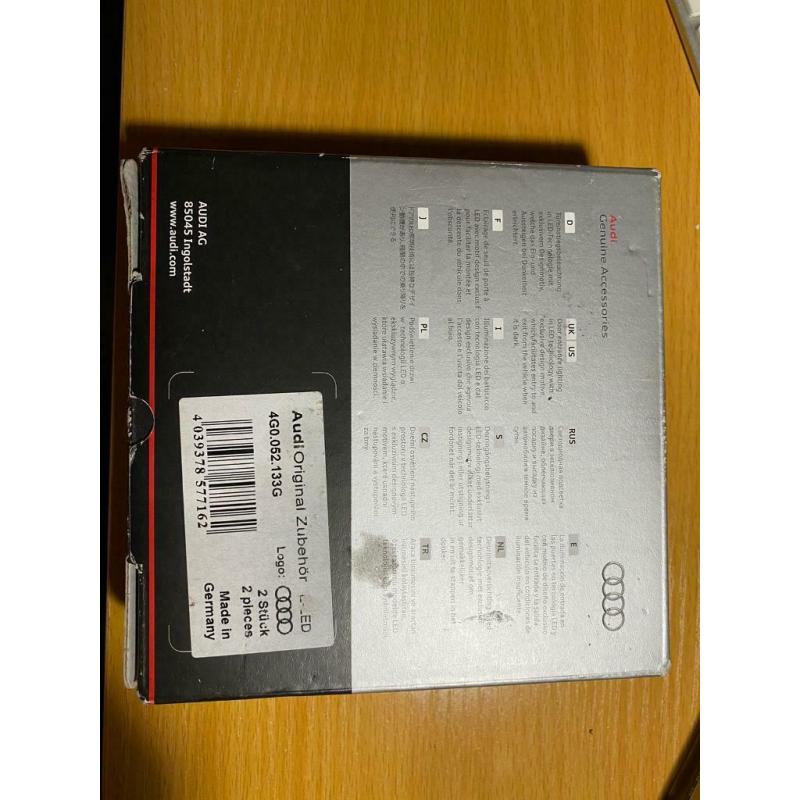 Audi Genuine Original LED Logo Puddle lights