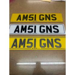 3D Gel number plates