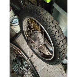 Wheels complete Honda CG 125 pre Brazil 6v model